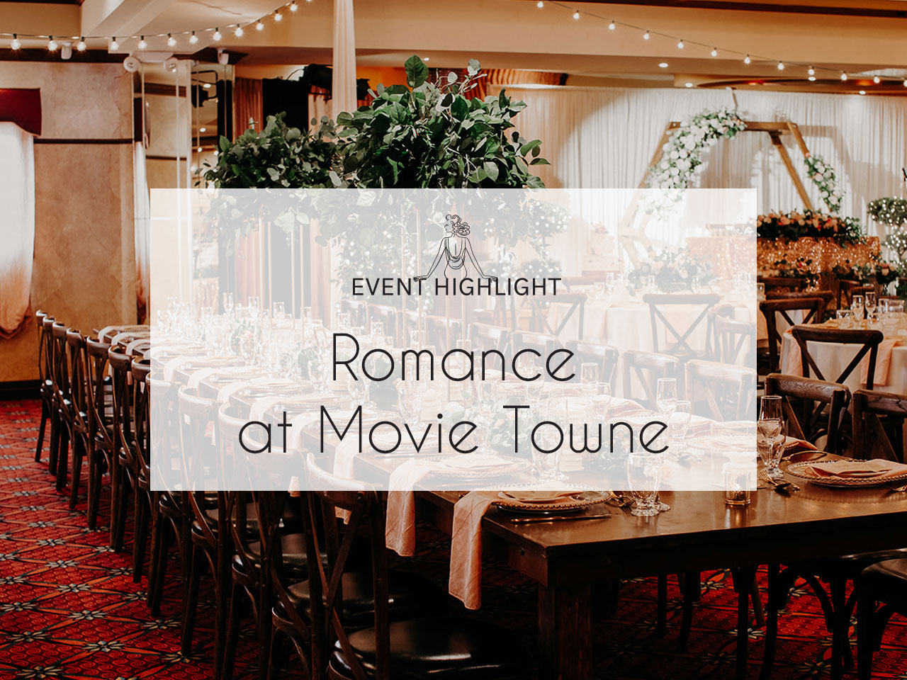 A Beautiful Wedding Arch for a Beautiful Movietowne Banquet & Conference Centre Wedding
