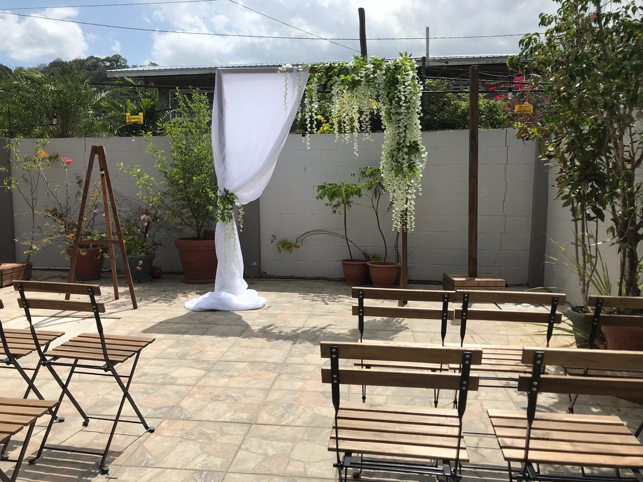 Backyard Vow Renewal – with decor and rentals by Perched!, photo 5