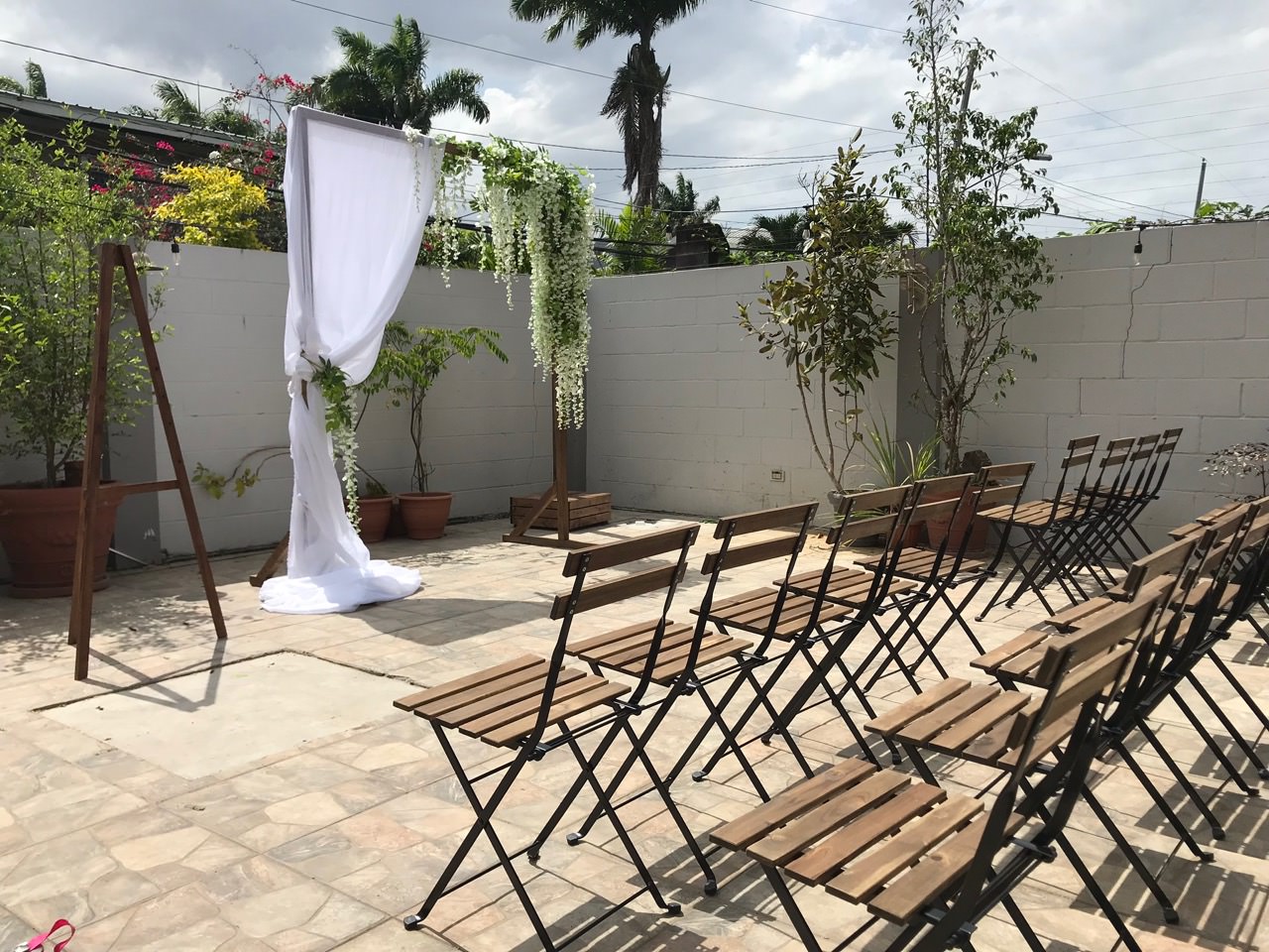 Backyard Vow Renewal – with decor and rentals by Perched!, photo 6