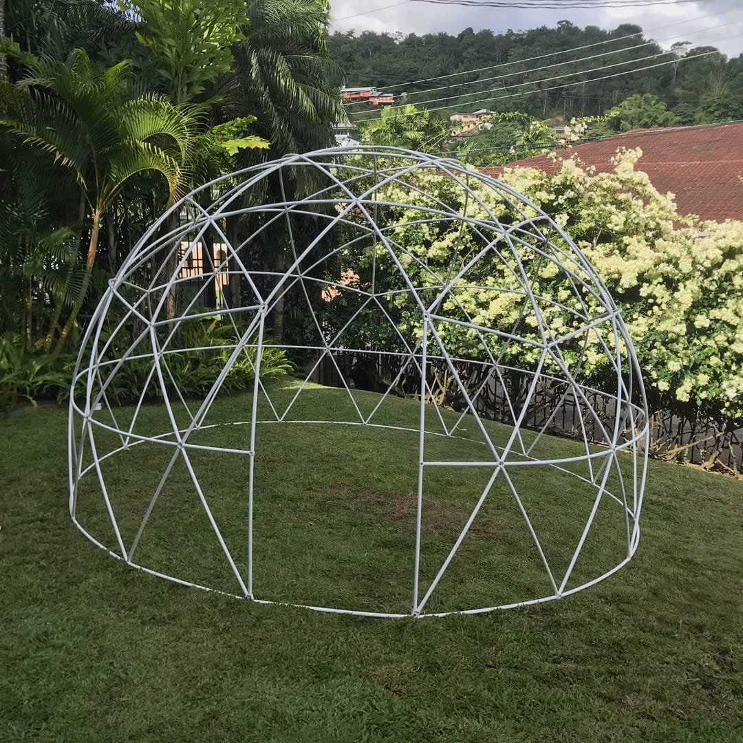 Geodesic Dome: An alternative to a traditional tent or canopy, this uncovered PVC dome works as a pop-up bar, branded zone, product display or booth.